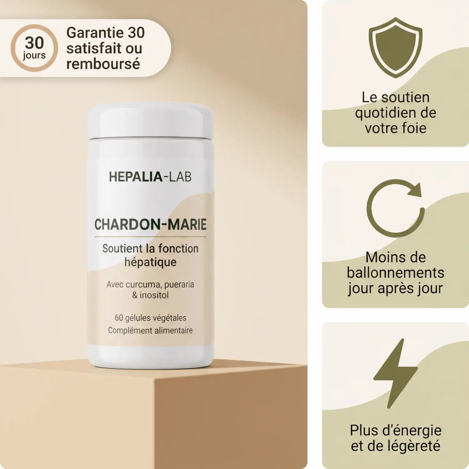 Hepalia-Lab Chardon-Marie - 60 gélules